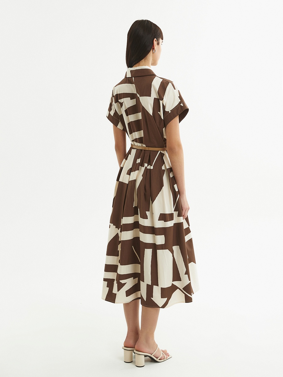 Платье-рубашка из 100% хлопка