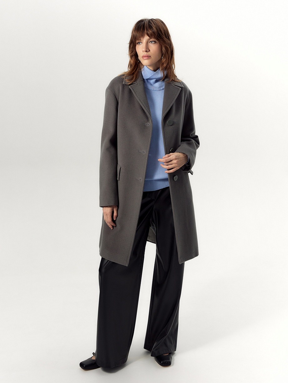 Пальто из шерсти с мембраной