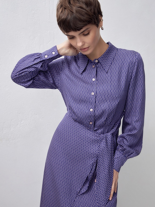 Платье-халат из 100% тенселя