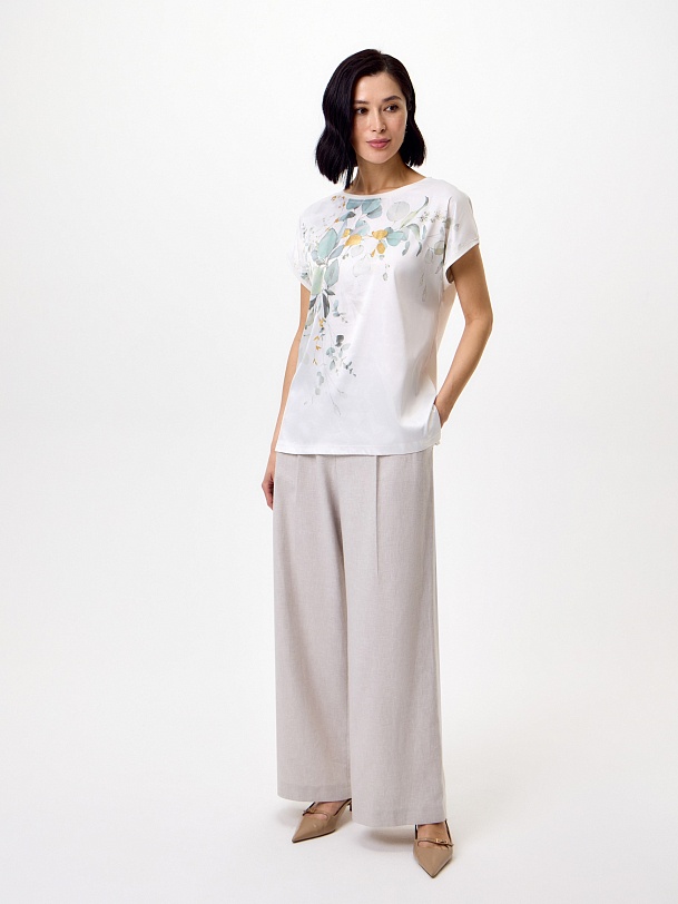 Блуза с принтом