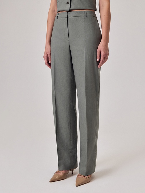 Брюки из натуральной ткани