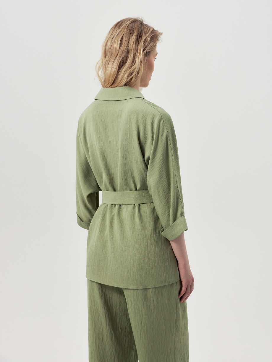 Свободная блуза из вискозной ткани