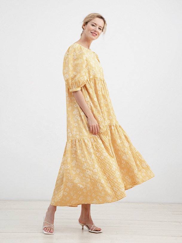 Свободное летнее платье