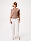 Джемпер-поло из вискозной пряжи с люрексом POMPA арт.3218140kn3188