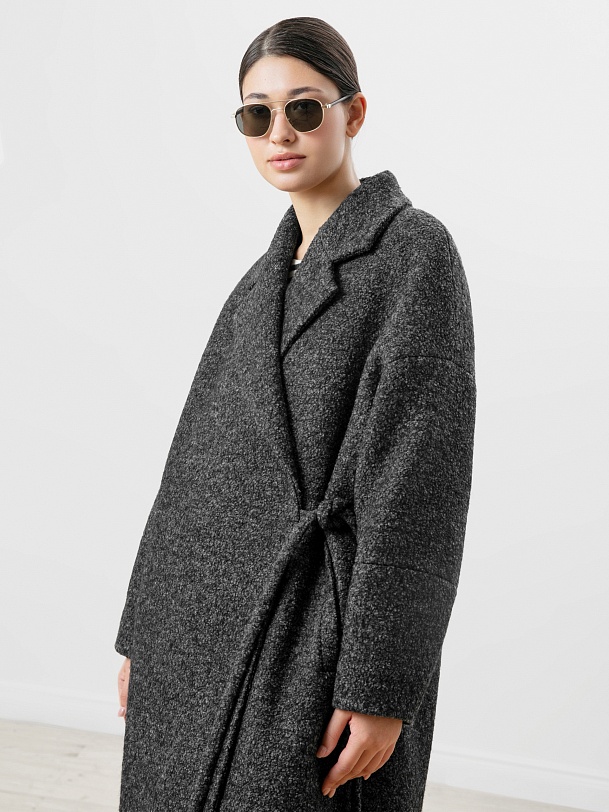 Шерстяное пальто еврозима с мембраной и утепленной спинкой