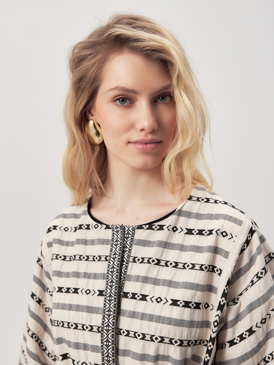 Жакет-кимоно из 100% хлопка