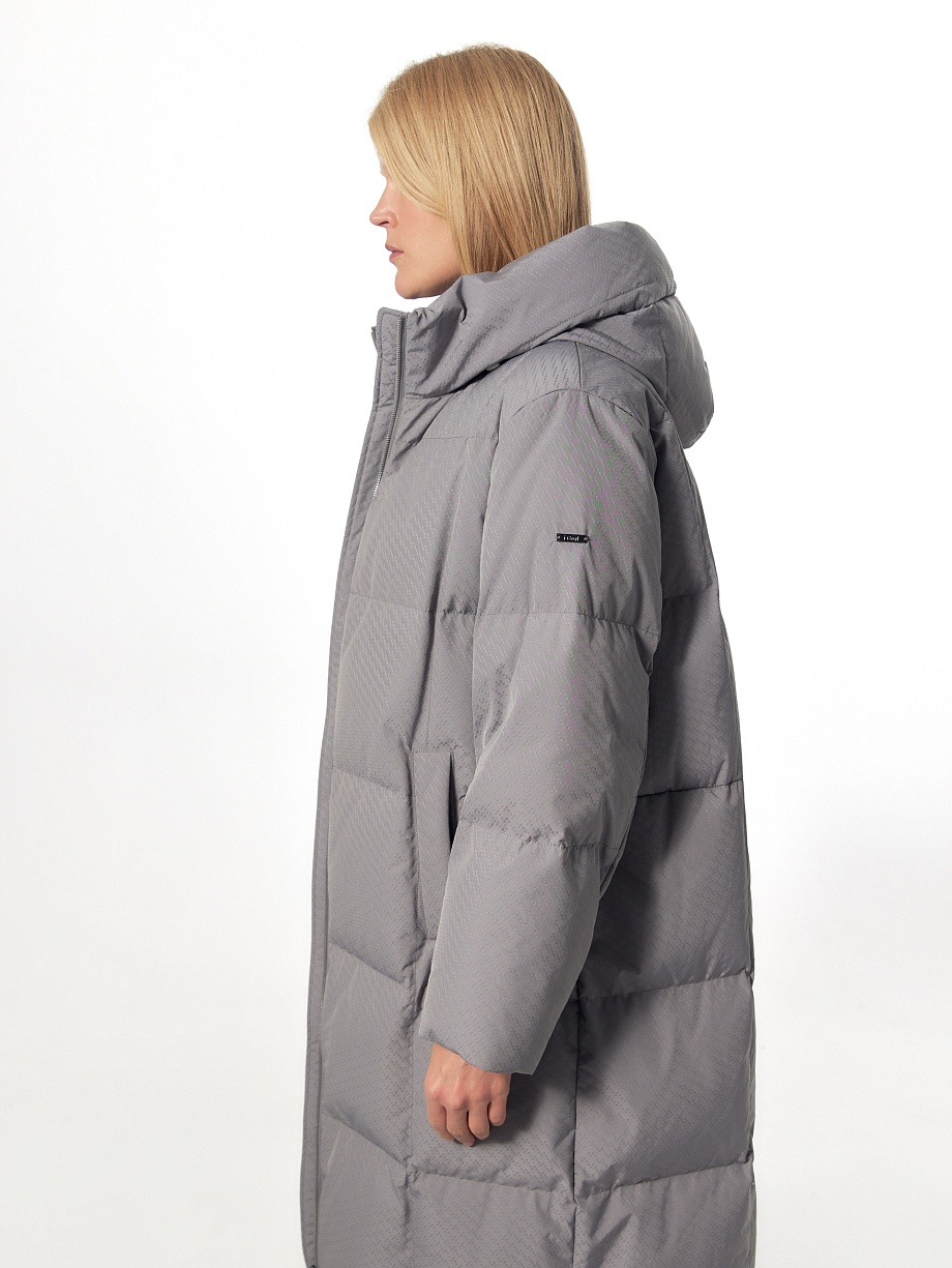 Непромокаемый пуховик с мембраной и утеплителем 90% пух и 10% перо