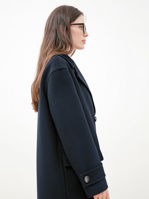 Шерстяное пальто с мембраной