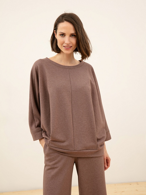 Джемпер из футера