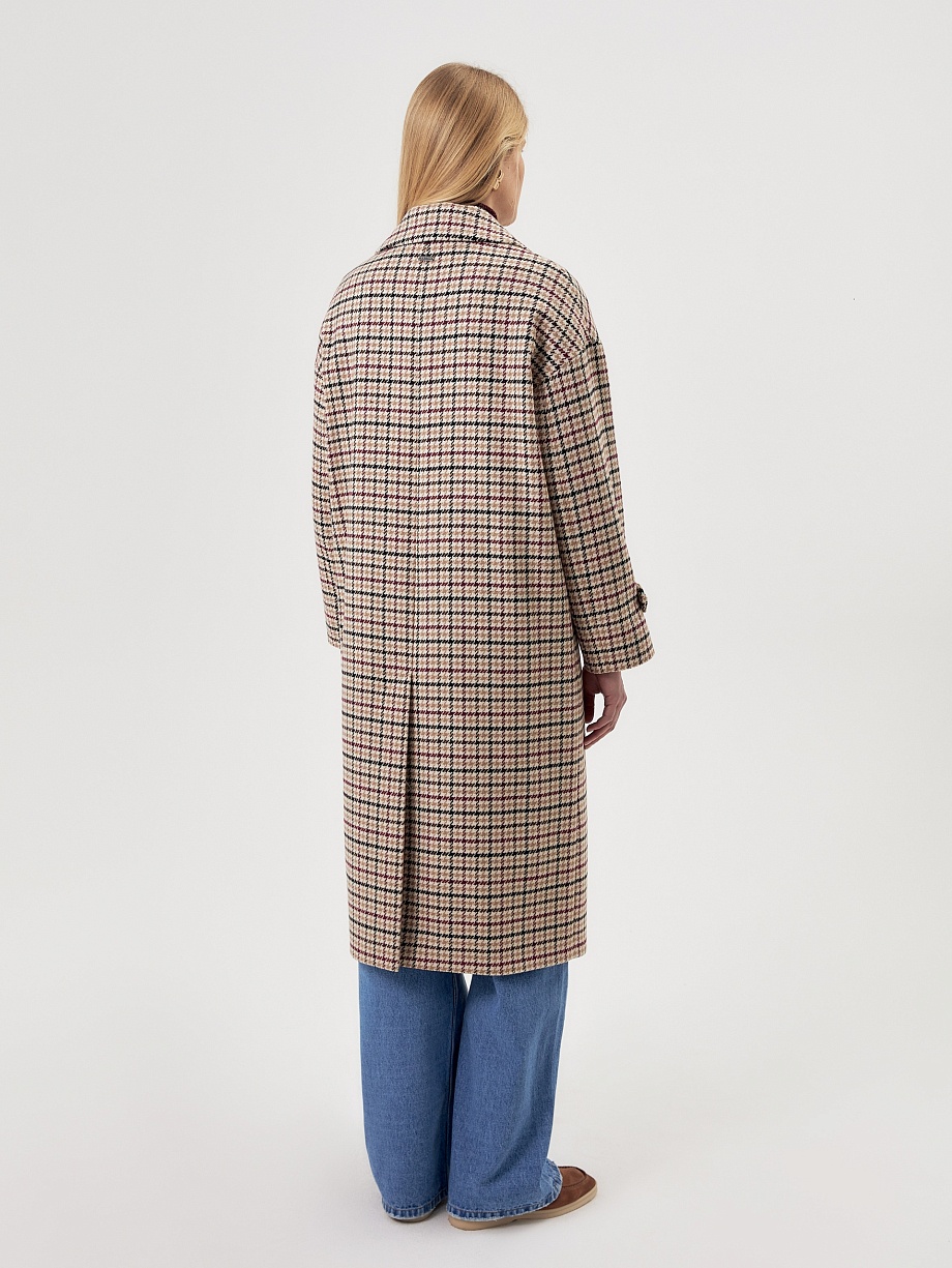 Шерстяное пальто с мембраной