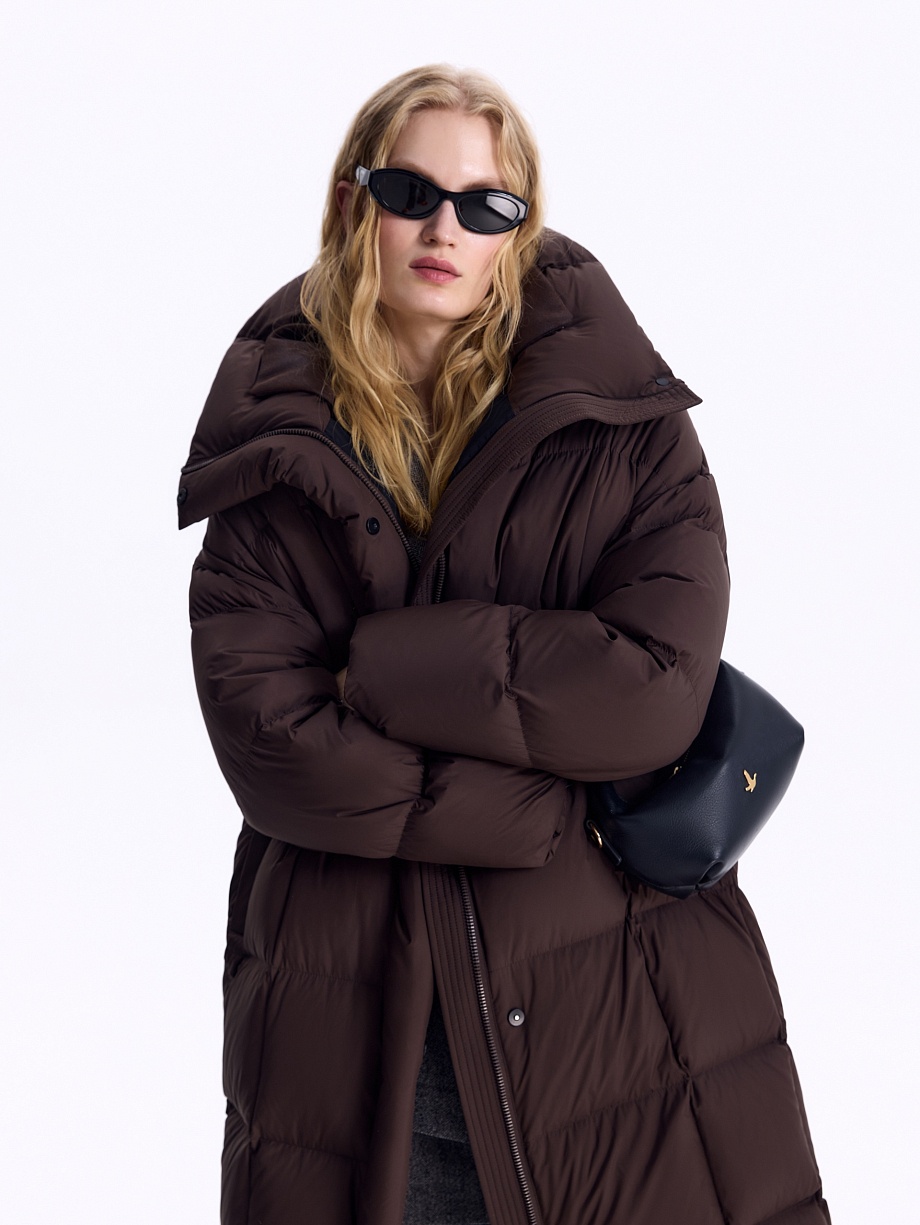 Пуховик с утеплителем 90% пух и 10% перо