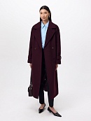 Пальто из шерсти с мембраной, утеплённой спинкой и съёмным капюшоном POMPA арт.1015644p90812