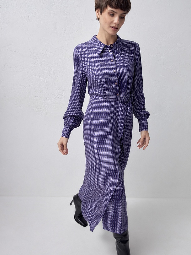 Платье-халат из 100% тенселя