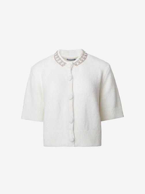 Кардиган из вискозы с добавлением шерсти