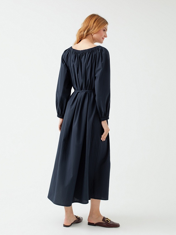 Платье длинное из хлопка