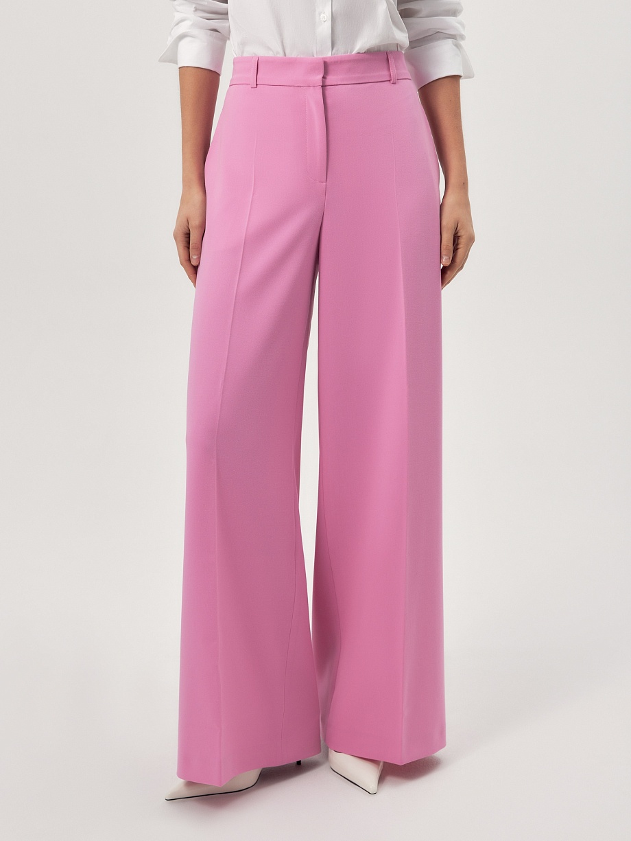 Брюки из костюмной ткани с добавлением вискозы