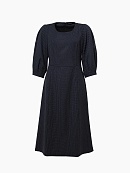 Платье миди из вискозной костюмной ткани POMPA арт.1137130nb0498