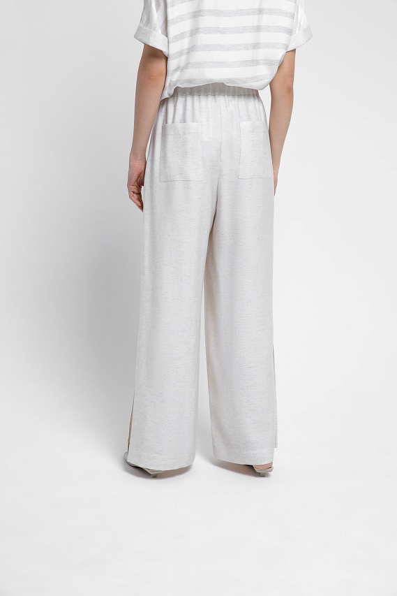 Широкие женские брюки-палаццо