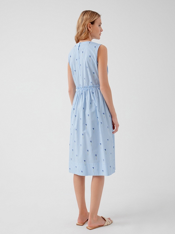Платье в полоску из 100% хлопка