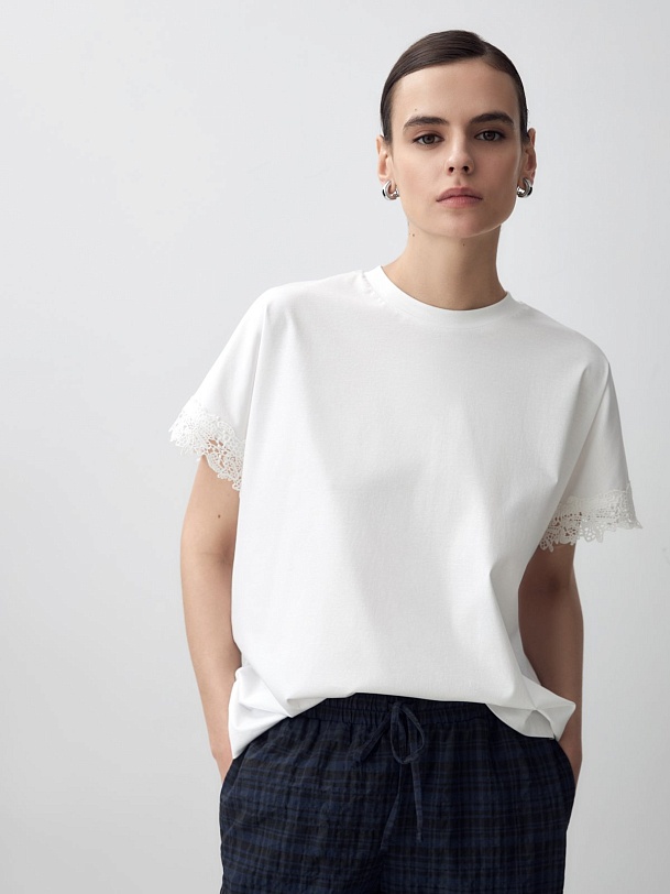 Футболка из мерсеризированного хлопка