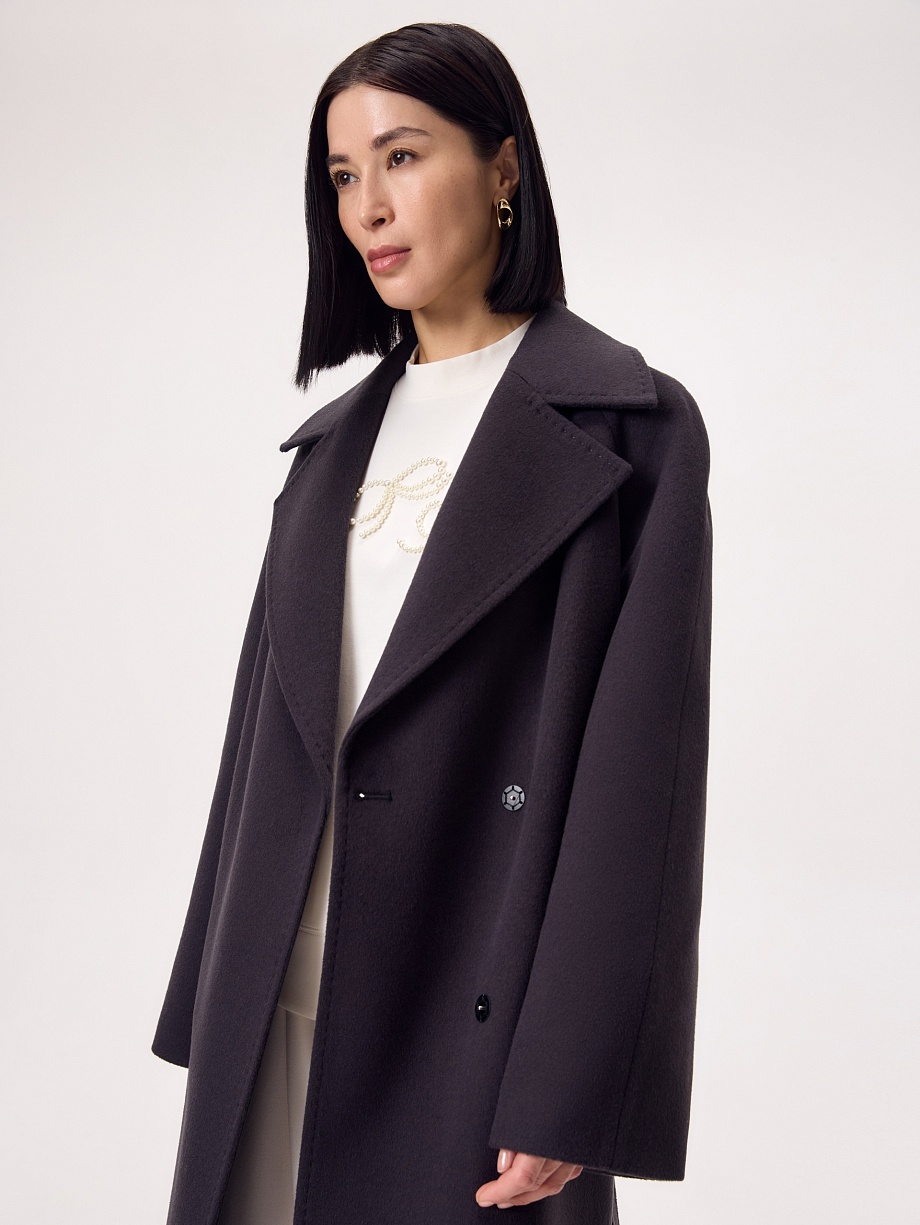 Пальто из шерсти с мембраной