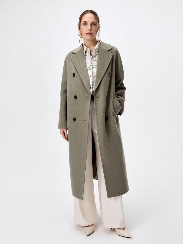 Пальто из шерсти с мембраной