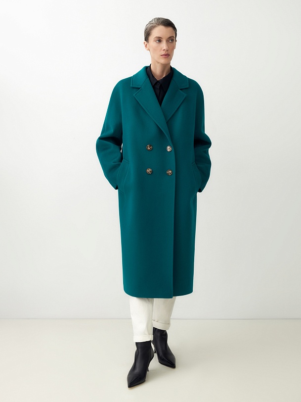 Шерстяное пальто с мембраной