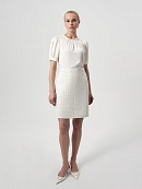 Блуза из атласа с декоративной горловиной POMPA арт.2142860mc0903