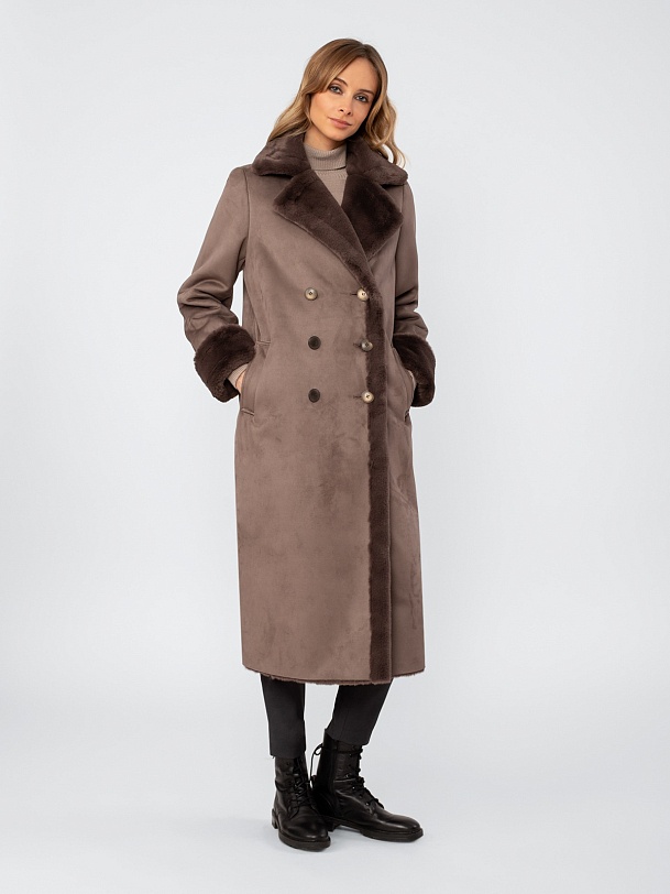 Дубленка из экомеха