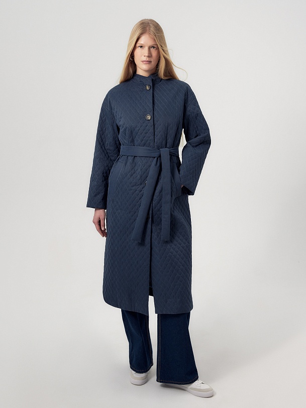Пальто-тренч из плащевой ткани с мембраной