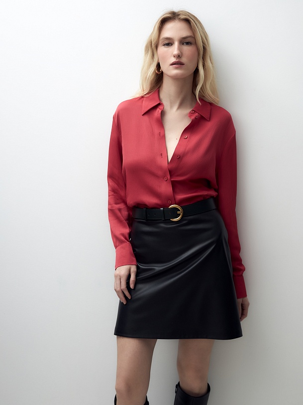 Свободная блуза из вискозы