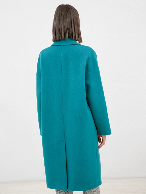 Шерстяное демисезонное пальто с мембраной