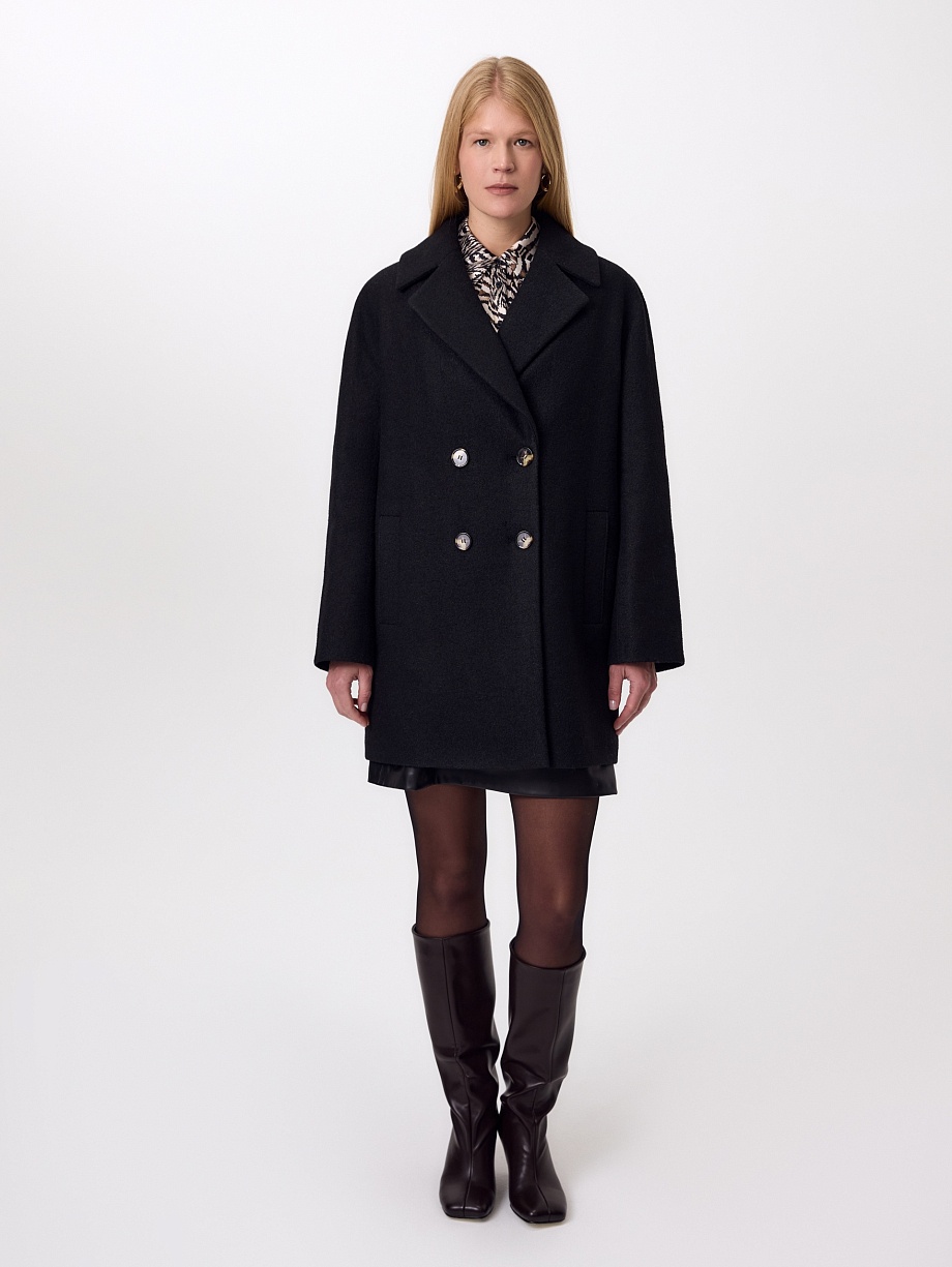 Полупальто из премиальной шерсти с мембраной