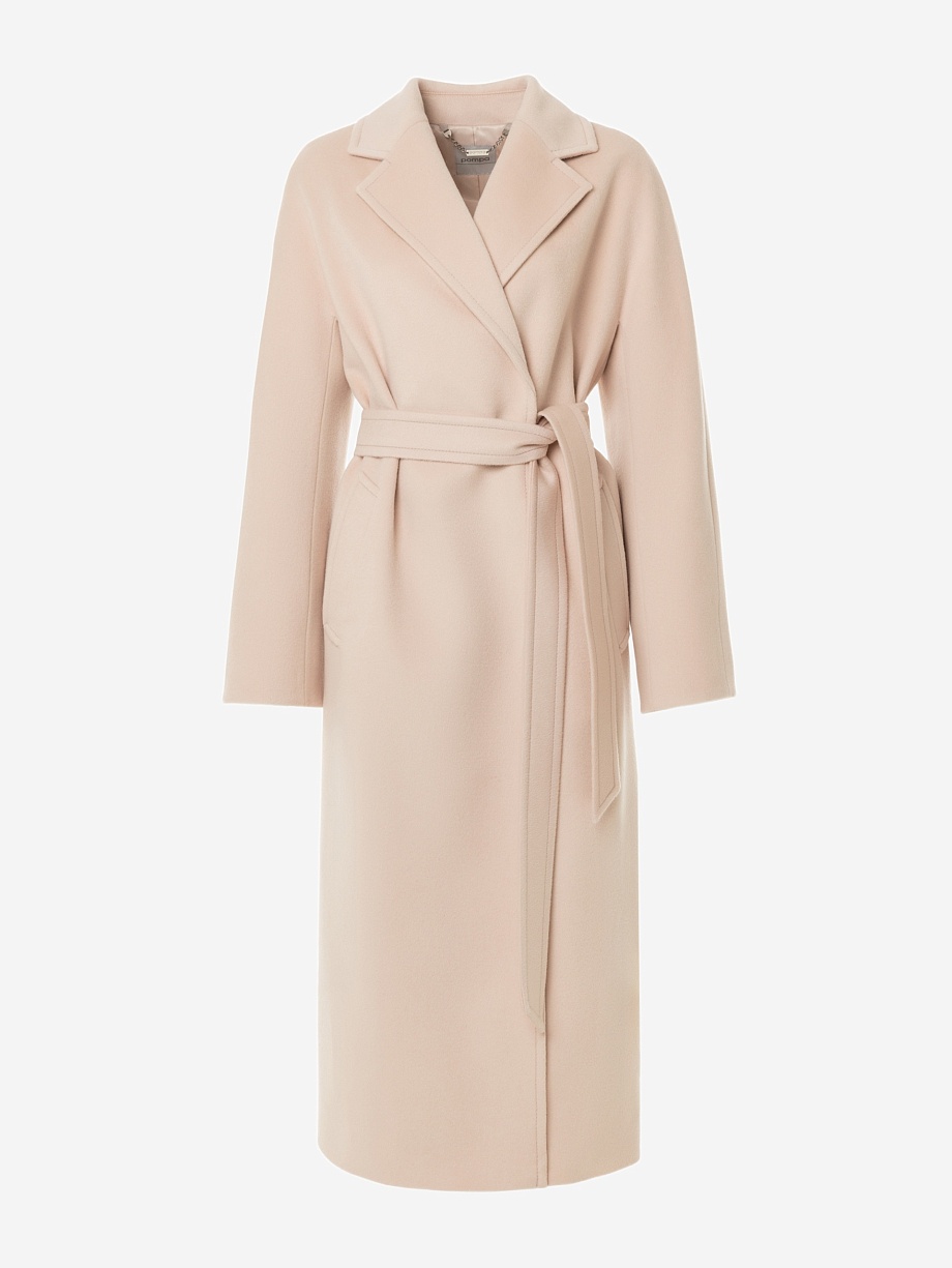 Демисезонное пальто из 100% шерсти с мембраной