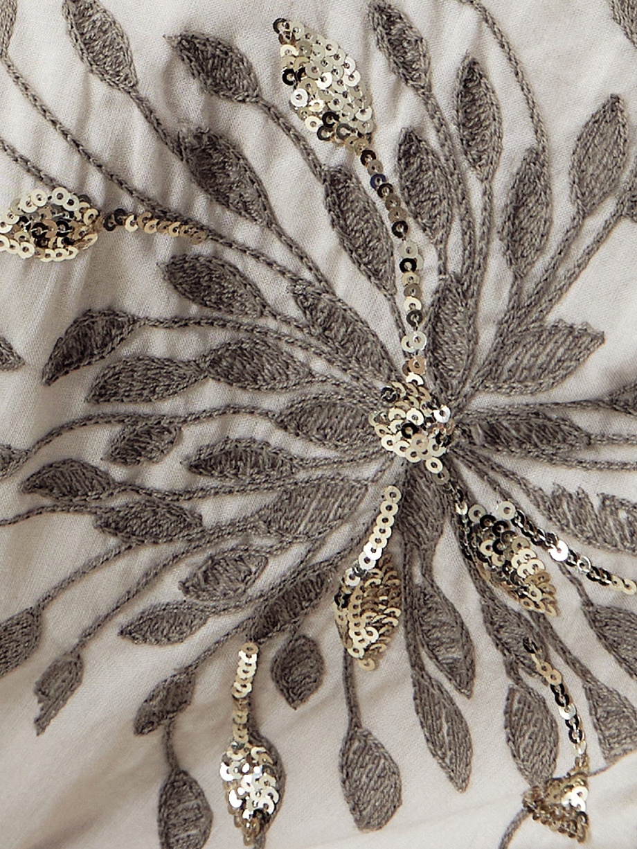 Жакет-кимоно из 100% хлопка с вышивкой