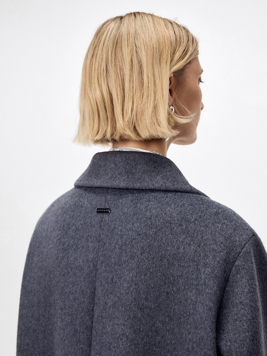 Пальто из шерсти с мембраной