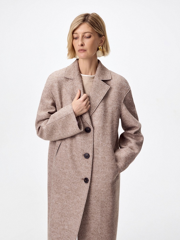 Пальто из шерсти с мембраной