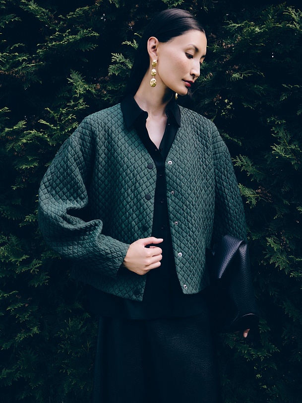 Стеганый жакет