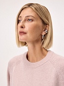 Джемпер из смесовой пряжи с ангорой и люрексом POMPA арт.3218010kn2215