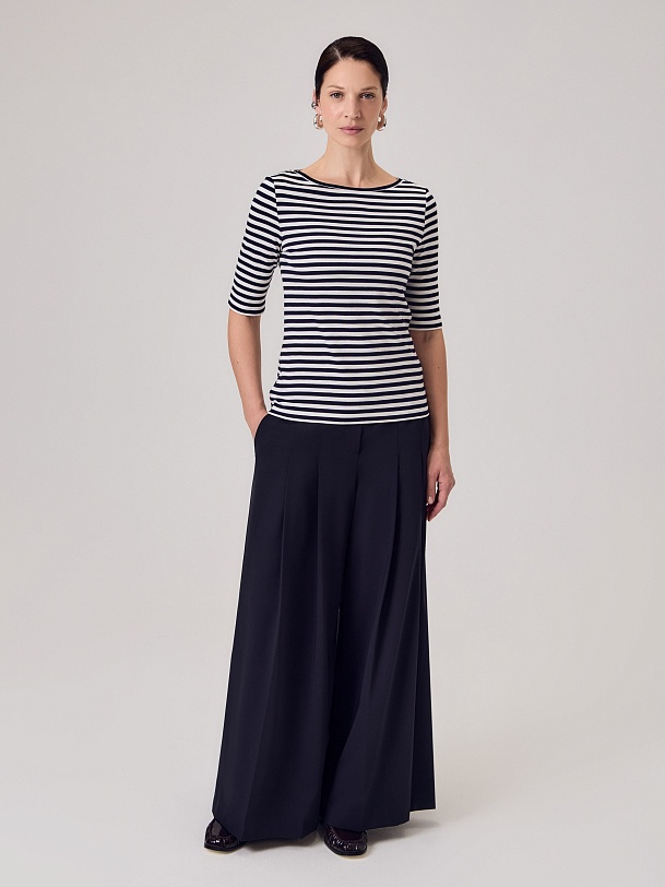 Трикотажный джемпер в полоску