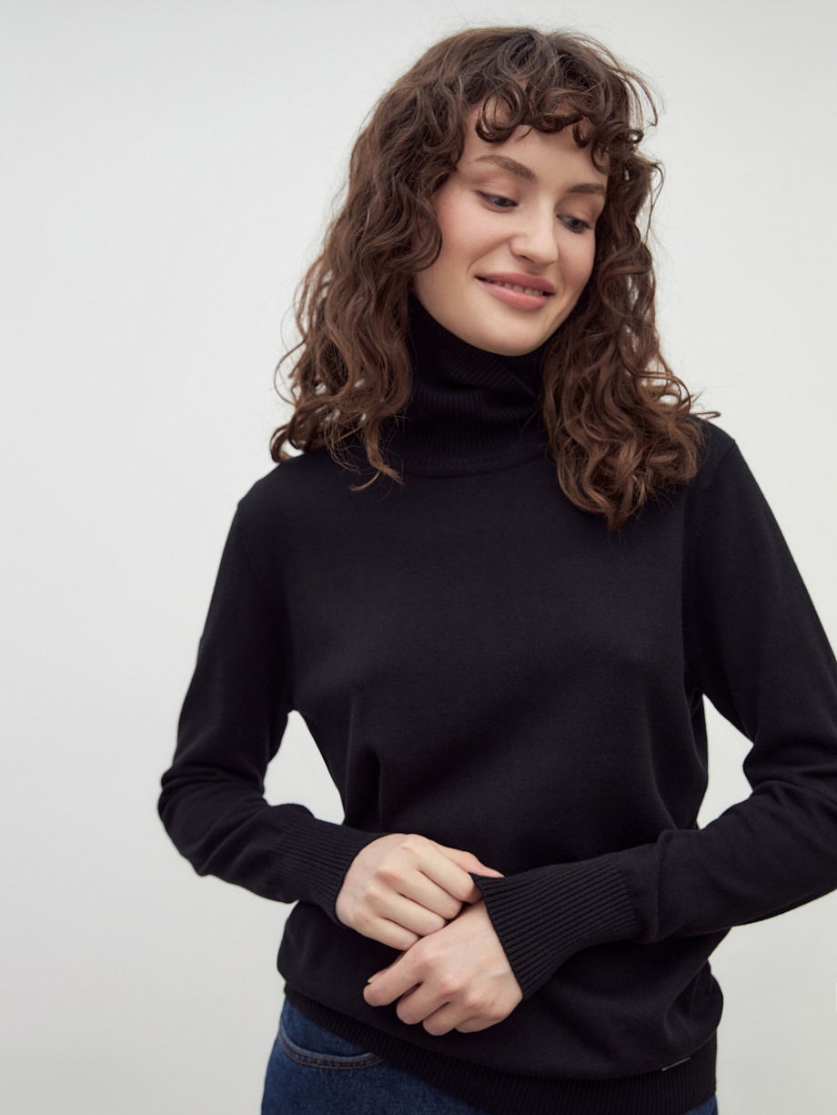 Водолазка из вискозы и хлопка