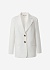 Белый жакет из фактурной хлопковой ткани POMPA арт.4100830rw0901