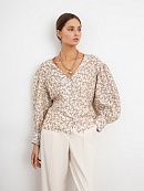 Женственная блузка с длинным рукавом POMPA арт.3147690te0390