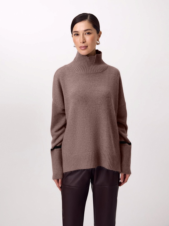 Свитер из шерсти с ангорой POMPA арт.1222722kk3983