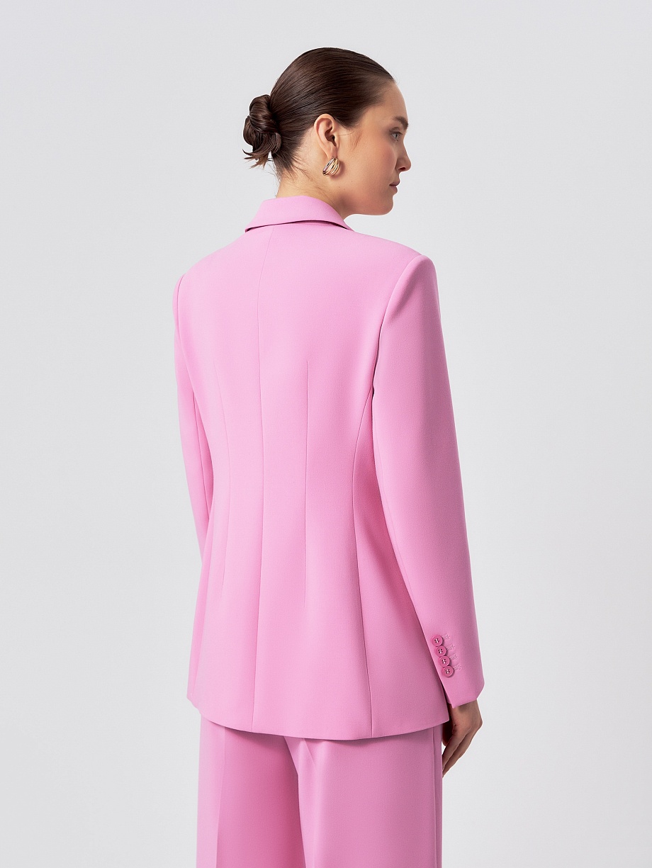 Приталенный жакет из костюмной ткани с вискозой