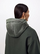 Пальто из шерсти с мембраной, утеплённой спинкой и съёмным капюшоном POMPA арт.1015545p90841