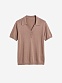 Джемпер-поло из вискозной пряжи с люрексом