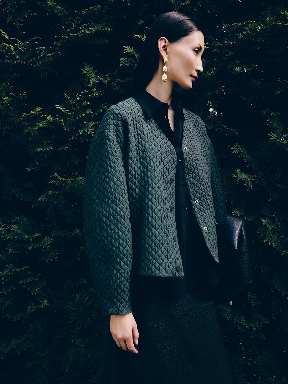 Стеганый жакет