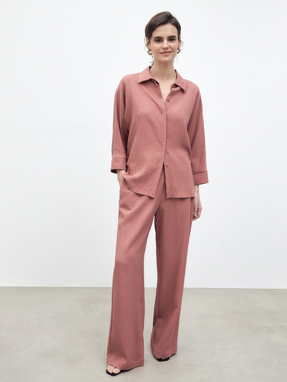 Свободная летняя блуза из вискозы