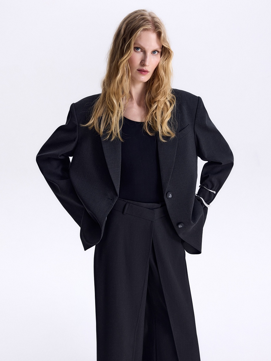 Брюки с запахом